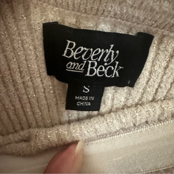 Tan Ribbed Fitted Tube Top - Picture 3 of 3